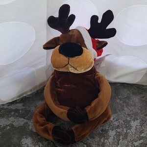 NWT Kids Of America Christmas Reindeer 11" Plush